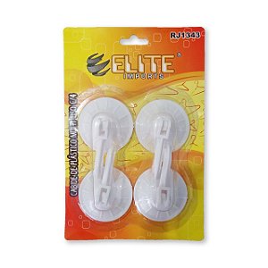 KIT 4 Cabide de Plastico com Pres%25E3o  5x3 Cm Suporta 3 Kg.