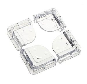 Kit 04 Protetor de Quina, Canto COR: Transparentes Silicone
