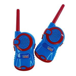 Walkie Talkie Infantil Policia Radio Comunicador Azul
