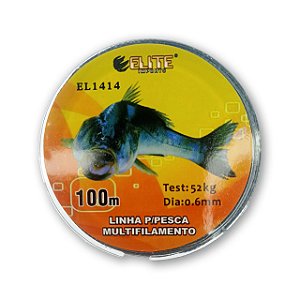 Linha De Pesca Multifilamento 60Mm 100M 52KG