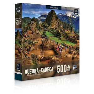 Quebra Cabeça Machu Picchu Maravilhas Do Mundo 500 Peças