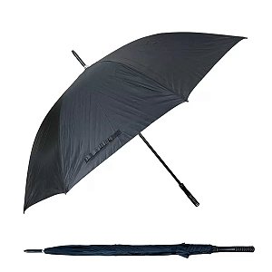GUARDA CHUVA TIPO PORTARIA PRETO CABO RETO 8 VARETAS