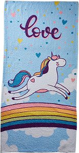 TOALHA DE BANHO INFANTIL UNICORNIO LEPPER KIDS