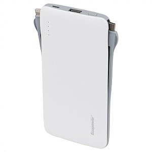 POWER BANK BATERIA PORTATIL 12000mAh - ECOPOWER Cor:Branco