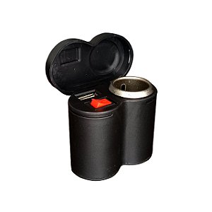 Tomada Usb P/ Moto Carregador Celular Acendedor Cigarro