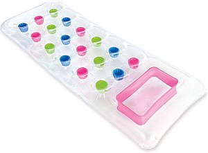 Colchão Inflavel Bronzeador French - Intex ROSA