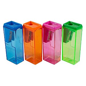 Apontador com Depósito Escolar 6cm Bloco Léo & Léo - Leonora