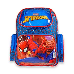 MOCHILA BOLSA ESCOLAR HOMEM ARANHA REFORCADA