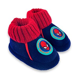 Pantufa Infantil com solado N°21 ao 34 Homem Aranha