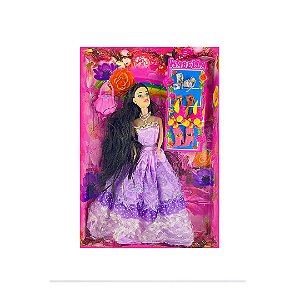 BONECA ISABELLA COM SAPATOS, BOLSA E ACESSORIOS