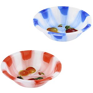 BACIA PLASTICA SILICONADA 45CM 13L COLORIDA