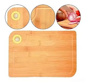 Tábua De Corte 100% Bambu Natural Alta Qualidade Grossa