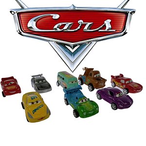 kit 8 carrinhos fricção filme carros 3 relampago mcqueen