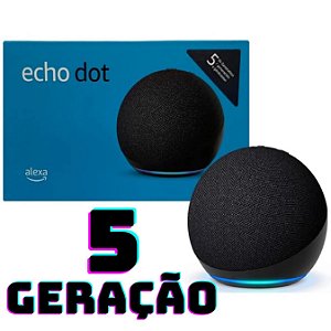 Alexa Smart Speaker Echo Dot 5° Geração Original Amazon