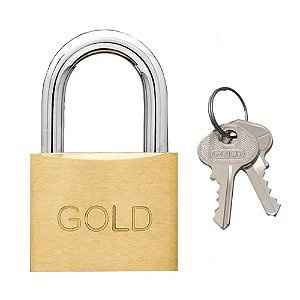 Cadeado 25mm com 2 chaves de janela mala Pequeno na cartela