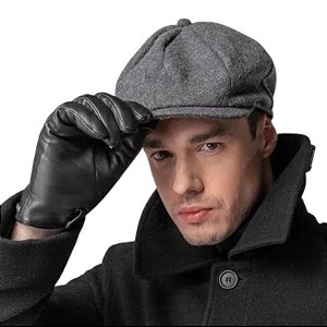 Boina Masculina Bone Chapeu Italiano Lã Macia Peaky Blinders