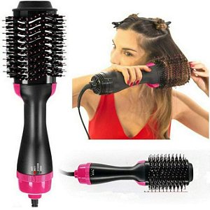 Escova 2 in 1 Secadora Modeladora Com Efeito Alisador