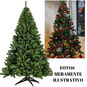 Arvore de Natal Pinheiro Canadense 2,10 m 450 Galhos