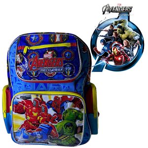 MOCHILA BOLSA ESCOLAR VINGADORES REFORCADA