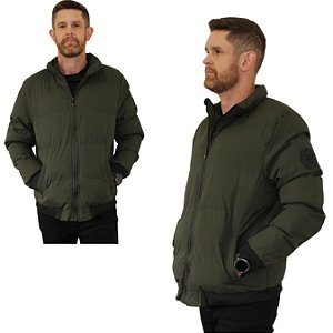 Jaqueta Masculina Bomber De naylon Casaco Impermeavel Tamanho:P Cor:Verde