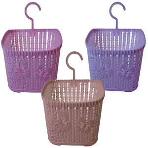 Cesto Prendedor De Roupa Para Pendurar No Varal Plastico