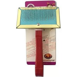 ESCOVA DE CERDAS DE ACO PARA PETS FURACAOPET