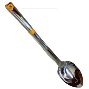 COLHER INOX PARA AROZ 38 CM