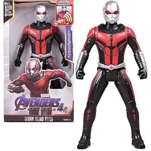 Boneco 30cm articulado com som e led Personage:Homem Formiga