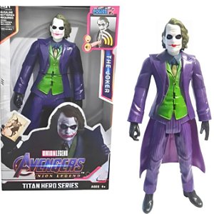 Boneco 30cm de altura articulado, som e led  Persona:Coringa