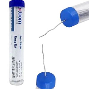 Solda De Estanho 10g Fio 1mm Exbom