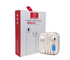 Fone De Ouvido Ios Kapbom Com Microfone Ka-700-5g Cor Branco