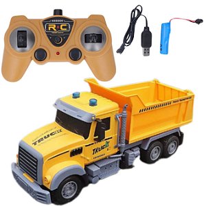 Caminhão Truck Controle Remoto Recarregável Mod:Caçamba