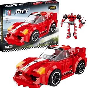 Bloco De Montar Brinquedo Speed Racing 211 pç 2em1 Car mod:2
