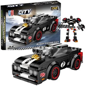 Bloco De Montar Brinquedo Speed Racing 212 pç 2em1 Car mod:3