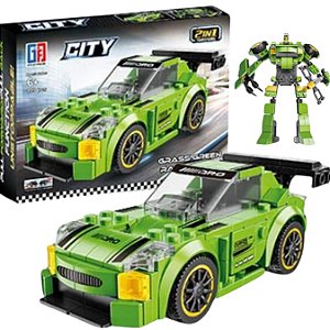 Bloco De Montar Brinquedo Racing City  199 pç 2em1 Car mod:6