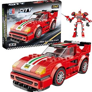 Bloco De Montar Brinquedo Racing City  200pç 2em1 Car mod:8
