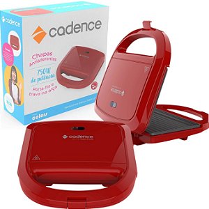 Sanduicheira Toast Grill Vermelha 750w Cadence Vermelho 110V