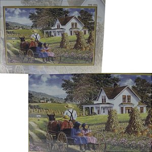 QUEBRA-CABEÇA 500 PEÇAS JOGSAW PUZZLE FAZENDA