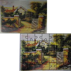 QUEBRA-CABEÇA 500 PEÇAS JOGSAW PUZZLE CASA PORTAO
