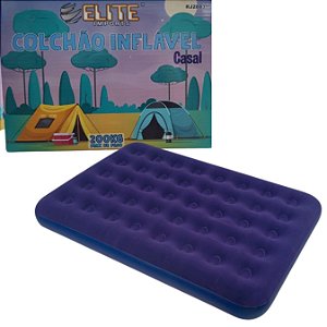 COLCHAO INFLAVEL CASAL 191X137CM SUPORTA ATÉ 200KG ELITE