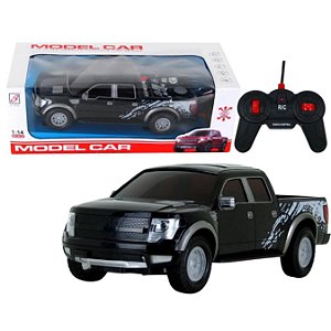Caminhonete pick up SVT150 Controle Remoto Som, Luz :PRETO