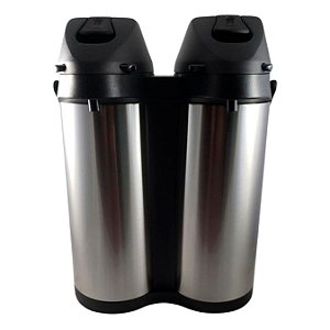 Garrafa Termica Inox Com Alavanca 2 EM 1 1,9+1,9L Terere Chá