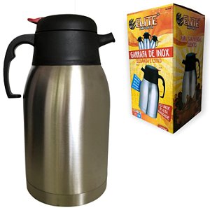 GARRAFA INOX 1.3L ELITE QUENTE-FRIO  ELEGANCIA E ESTILO