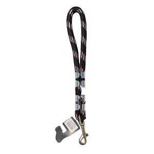 GUIA DE CORDA ESPECIAL 35 CM 16MM FURACAOPET PRETO