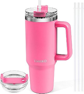 COPO TERMICO CANECÃO COM TAMPA E CANUDO 1200ML