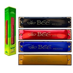 Gaita Harmônica Metálica 24 Furos Bee OS-310