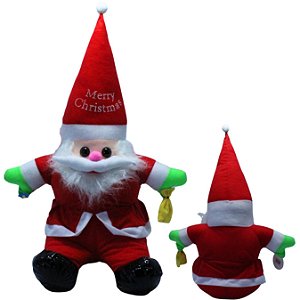 PAPAI NOEL BONECO PELUCIA 50 CM ENFEITE DE NATAL