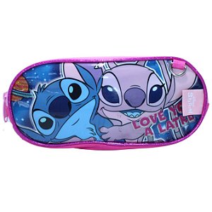 ESTOJO ESCOLAR 2 COMPARTIMENTO REFORÇADO Mod:LILO E STITCH