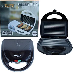 Sanduicheira e Grill Inox Eletrica Elite - 110v