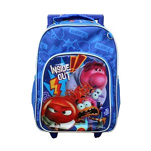 MOCHILA DE RODINHA DIVERTIDAMENTE CHENSON PEQUENA 9L AZUL